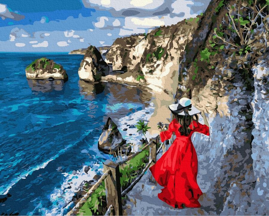 Картина за номерами Мандрівниця в Етрета (GX38166)