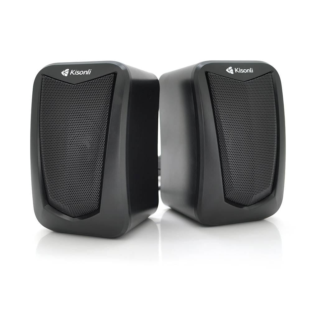 Колонки для ПК і ноутбука Kisonli KS-06 USB/3,5 мм 2х3W 20Hz- 20KHz Black (34597)