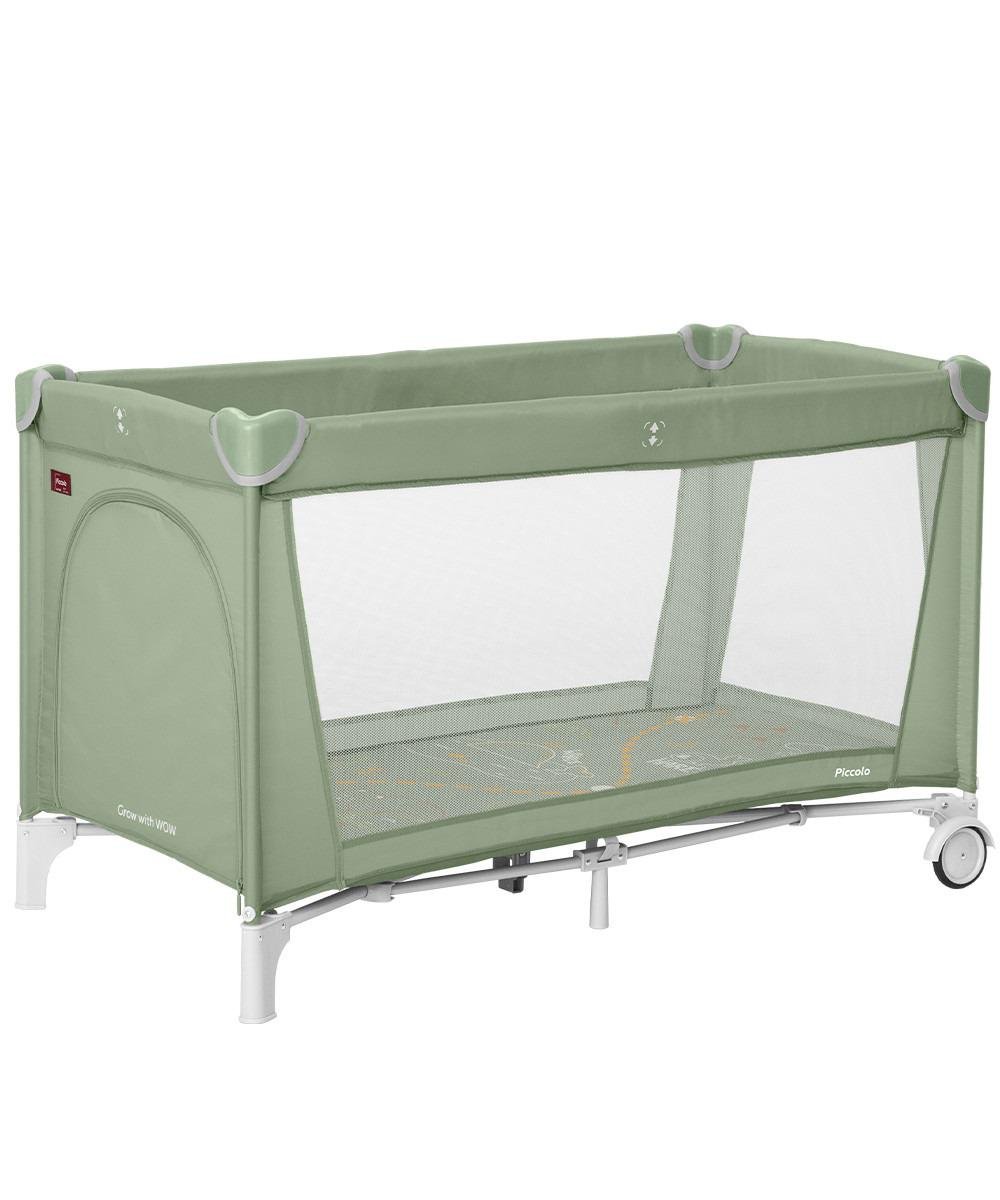 Детский манеж Carrello Piccolo+ Mint Green с двухуровневым дном (CRL-18102)