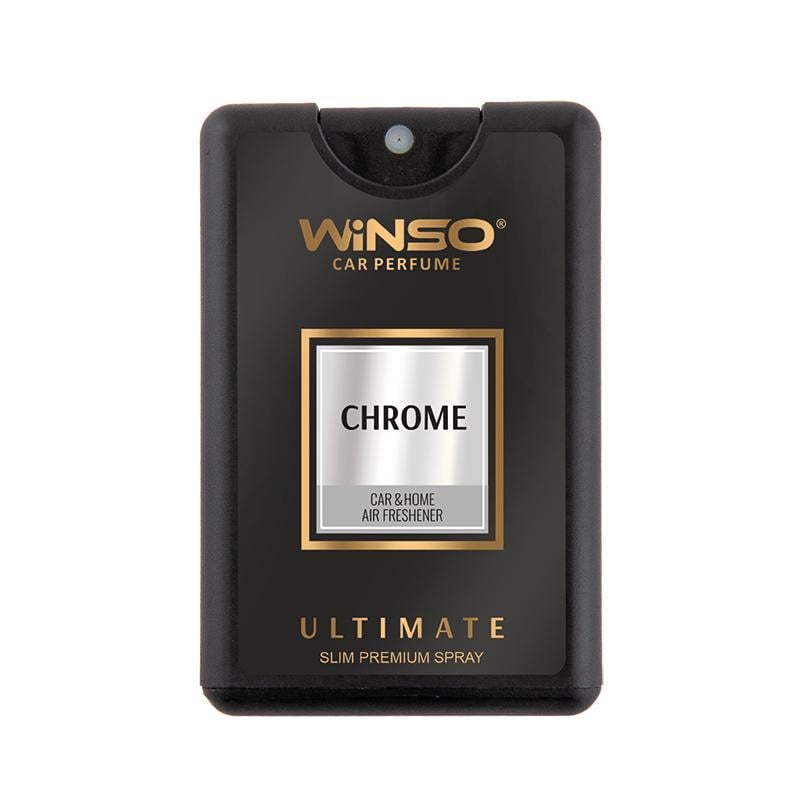 Освежитель воздуха Winso Ultimate Slim Sprey Chrome 18 мл (42497)