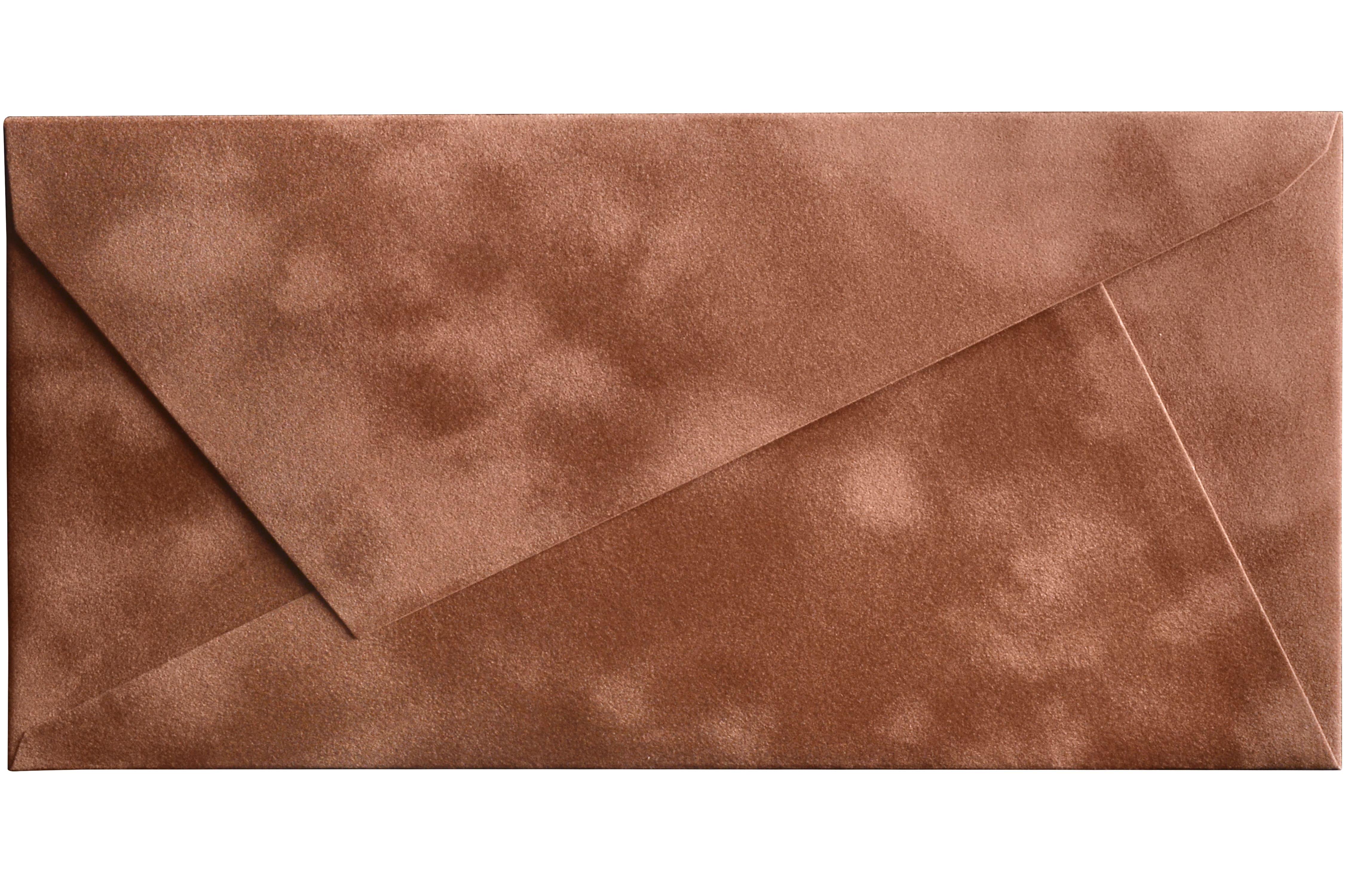 Конверт для денег бархатный с легким мраморным эффектом 22х11 см Капучино (374858025)