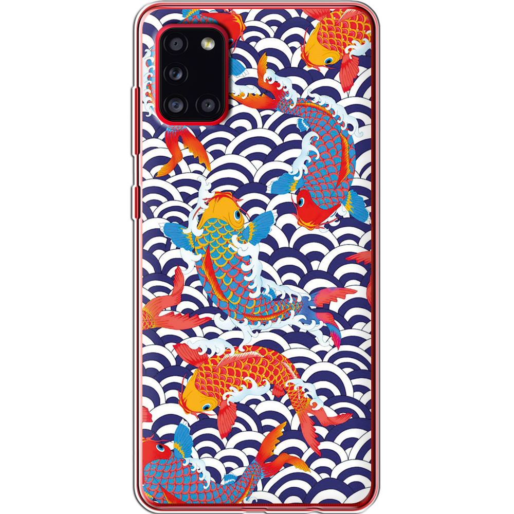 Чохол Boxface Samsung A315 Galaxy A31 Koi Fish Прозорий силікон (39470-up2477-39470)