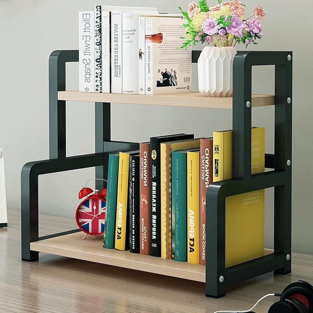 Полка книжная настольная из дерева Мюрлен Венге/Бланже (КПА-02801201)