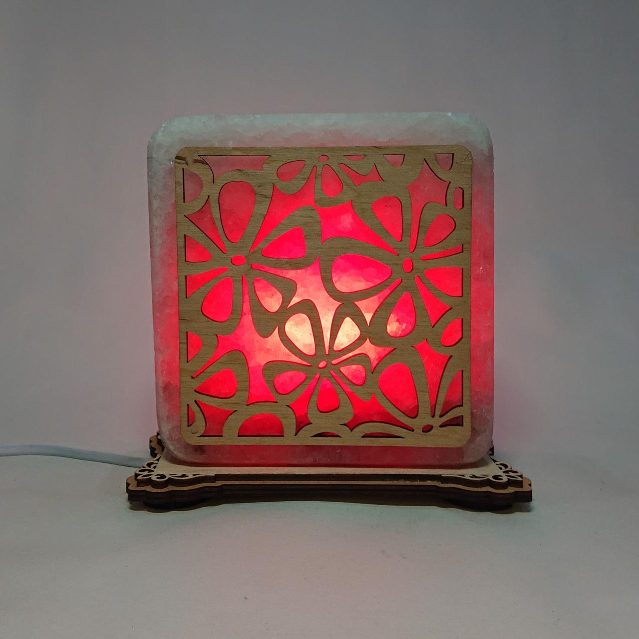 Соляной светильник Ромашки (k-0018-r)