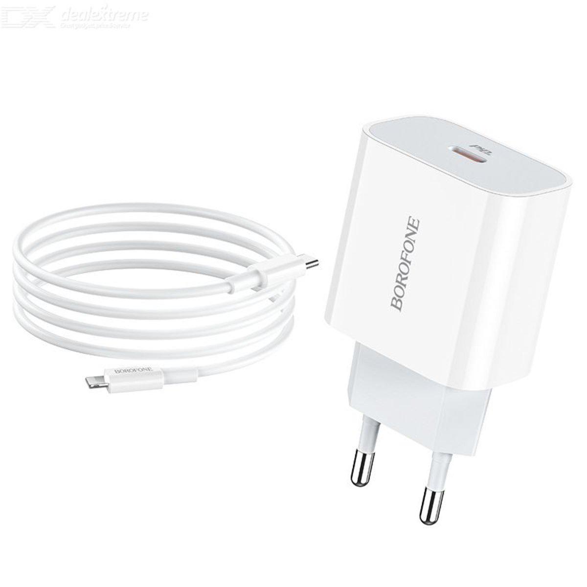 Зарядний пристрій з кабелем Type-C to Lightning Fast Charge BA38A Plus Speedy 1 м White (566035) Зарядний пристрій з кабелем Type-C to Lightning Fast Charge BA38A Plus Speedy 1 м White (566035)