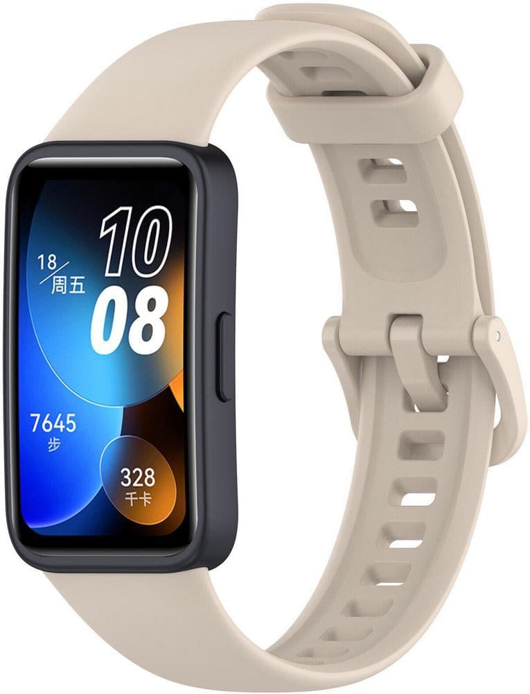 Ремешок Jsota для Huawei Band 8 силиконовый Beige (33624-34)