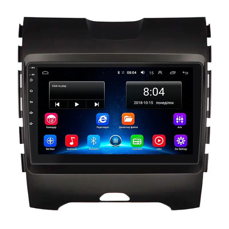 Автомагнітола штатна Lesko для Ford Edge II рестайлінг 2018-2025 9" 2/32Gb Wi-Fi GPS Base MOB