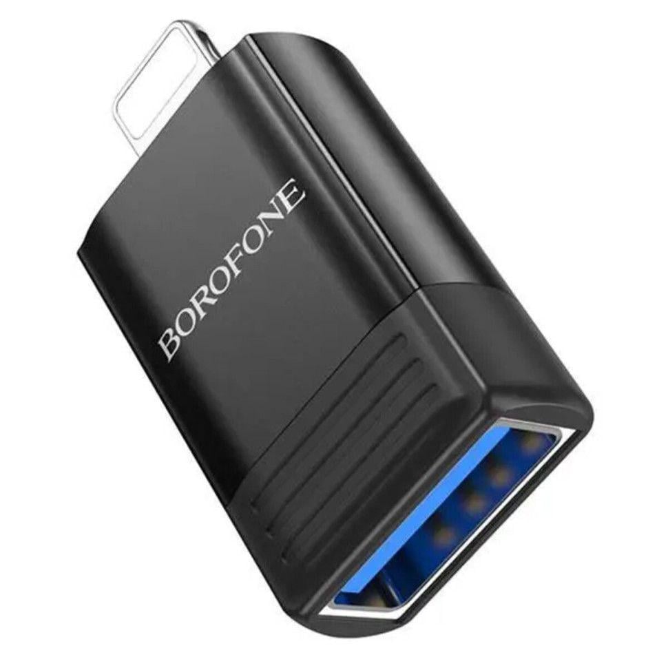 Перехідник Borofone BV18/70 iP male/USB female USB2.0 (20846235)