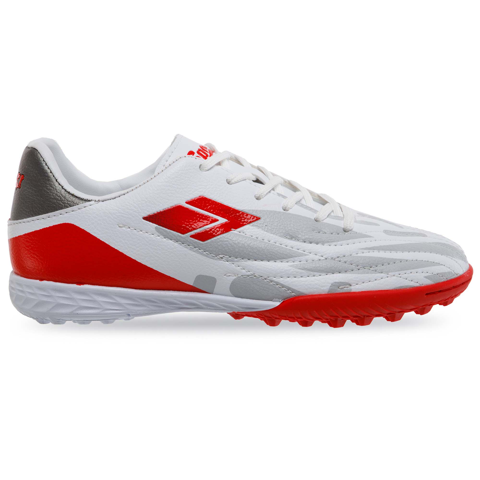 Сороконожки футбольные подростковые DIFFERENT SG-600514-1 р. 37 Белый/Красный (DR012098)