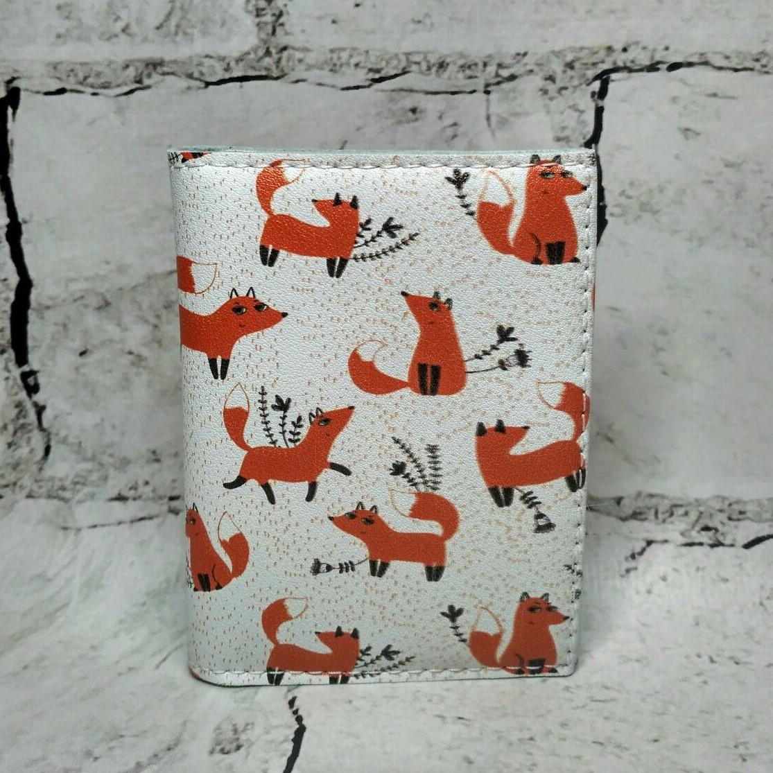 Обложка для ID паспорта Лисички (D-35)