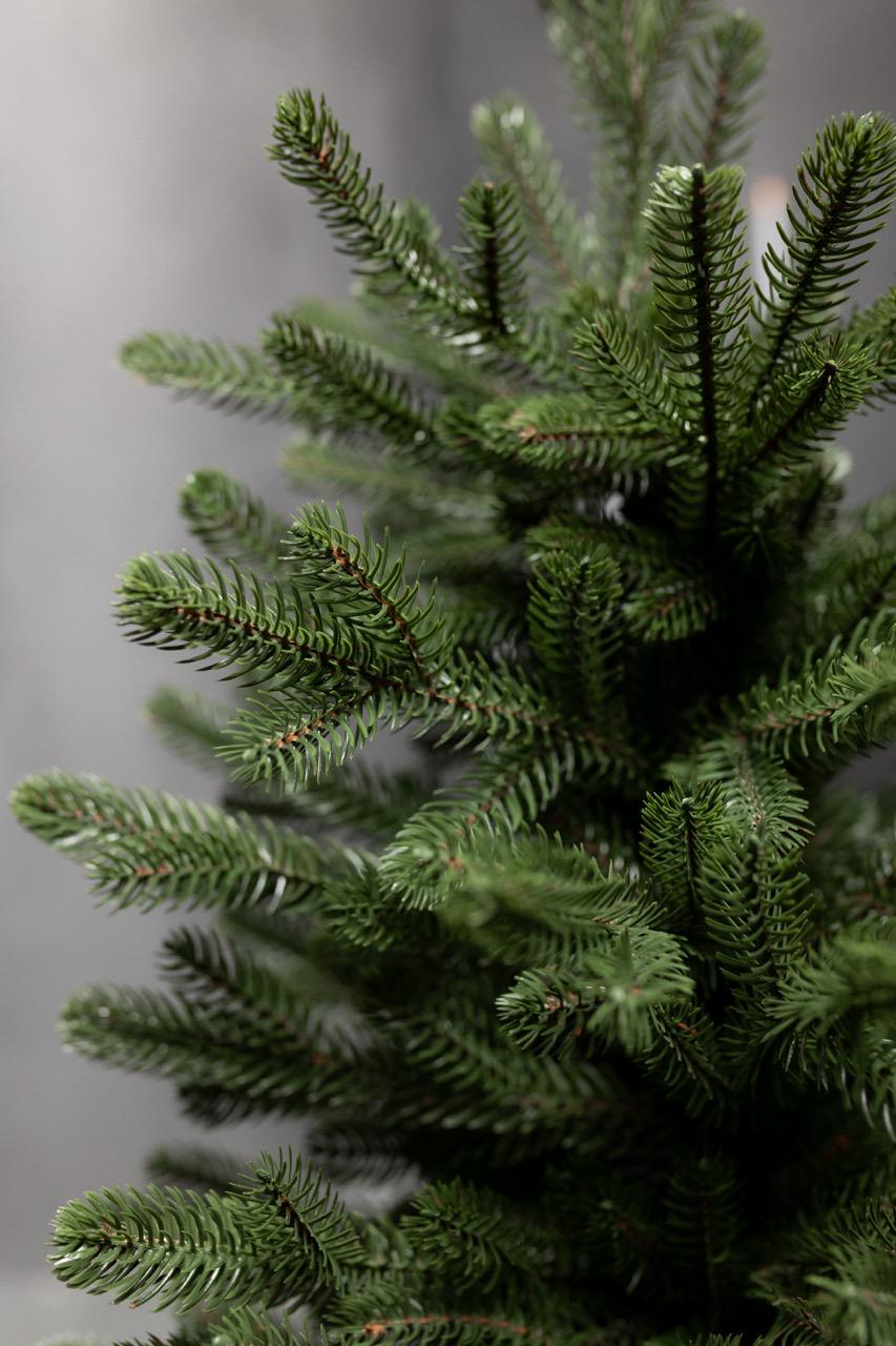 Ялинка штучна лита в коробці з горщиком 0,55 м Зелений - фото 3