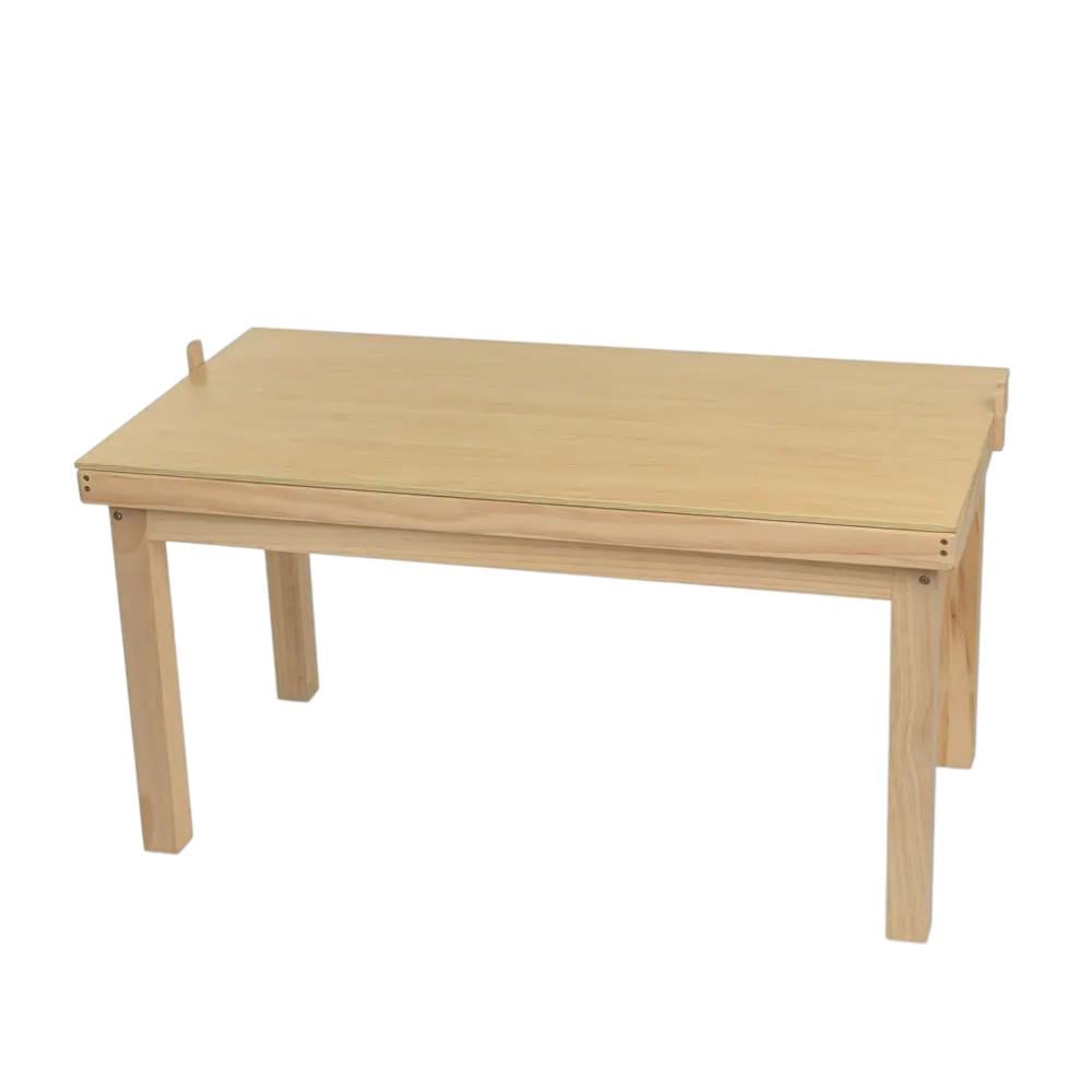 Стол детский 3в1 для игры в теннис с доской для рисования деревянный (MD 1932)