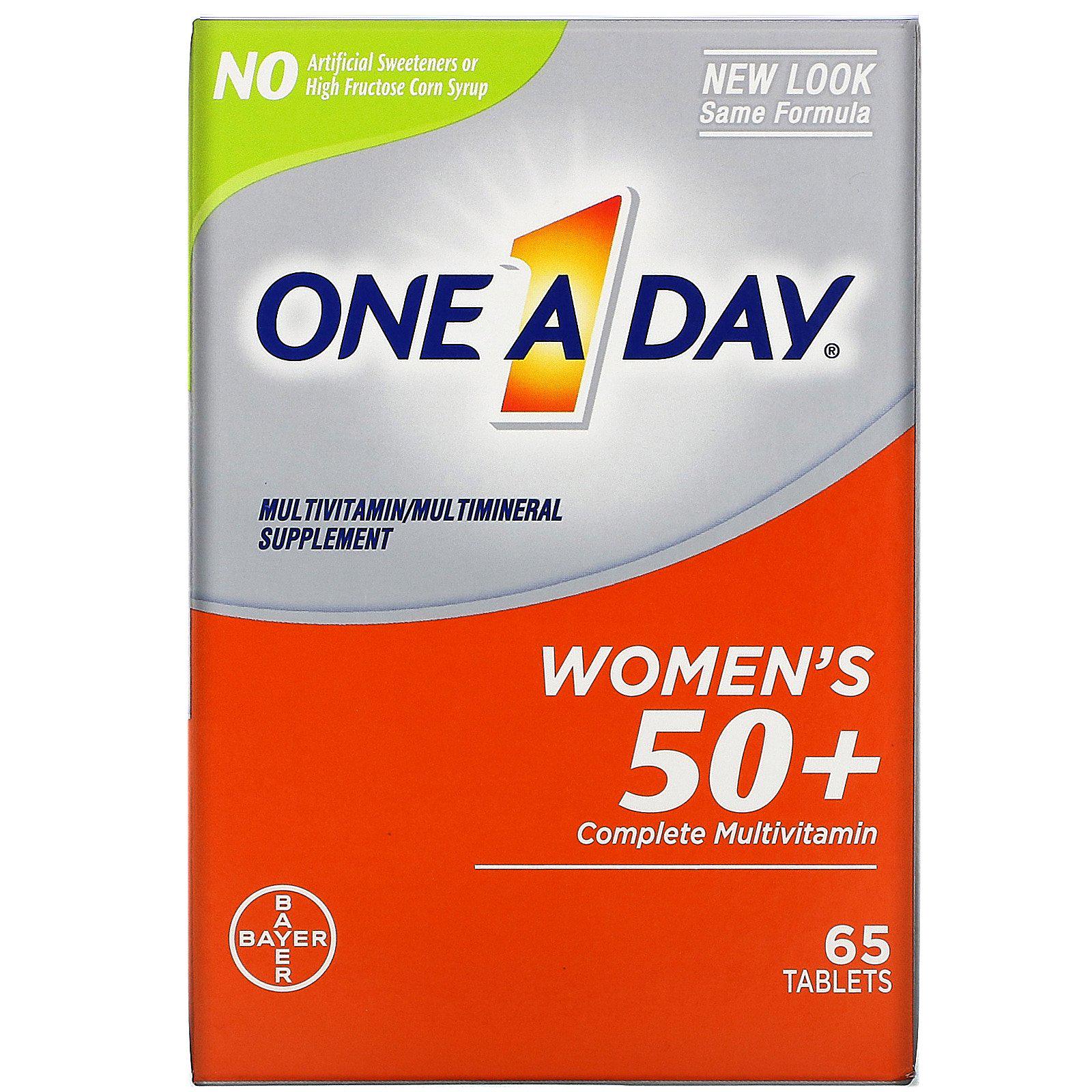 Мультивитамины One-A-Day Women's 50 Complete Multivitamin для женщин 65 Tablets - фото 1