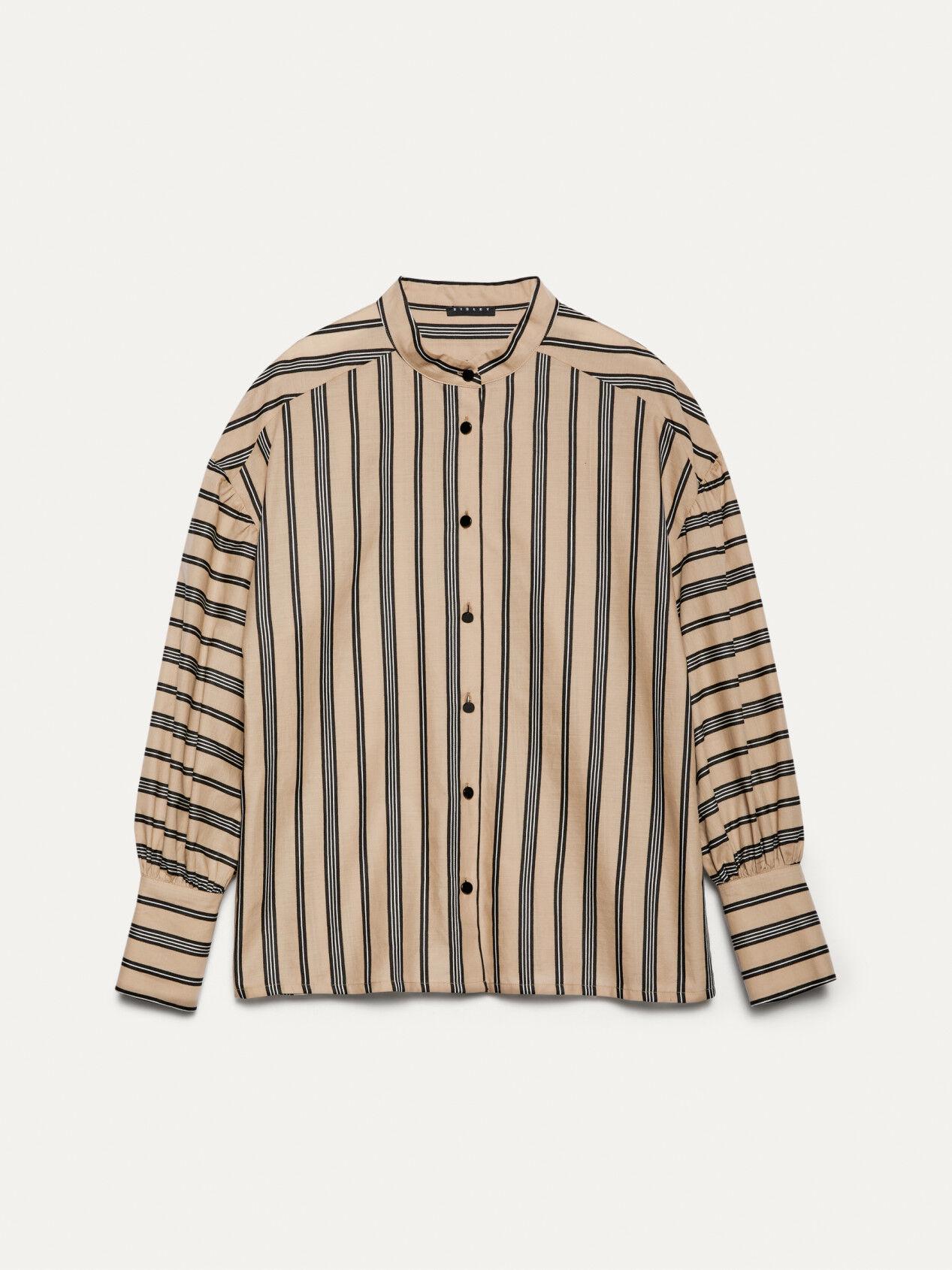 Рубашка женская Sisley 5epalq005 S Черный - фото 6 Рубашка женская Sisley 5epalq005 S Черный - фото 6