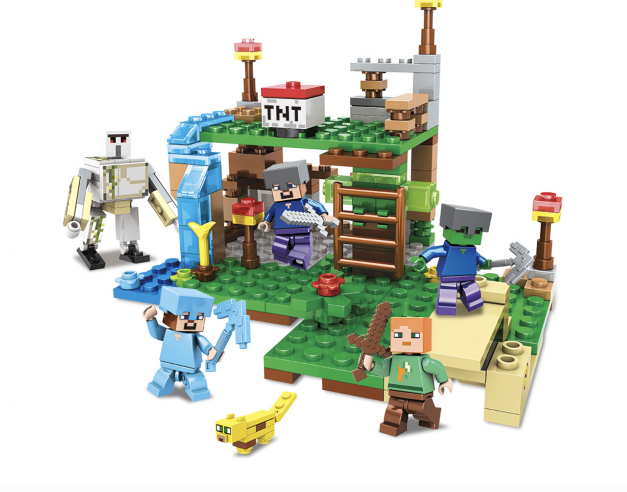 Конструктор My World Скеля біля водоспаду 310 деталей (SJ81005)