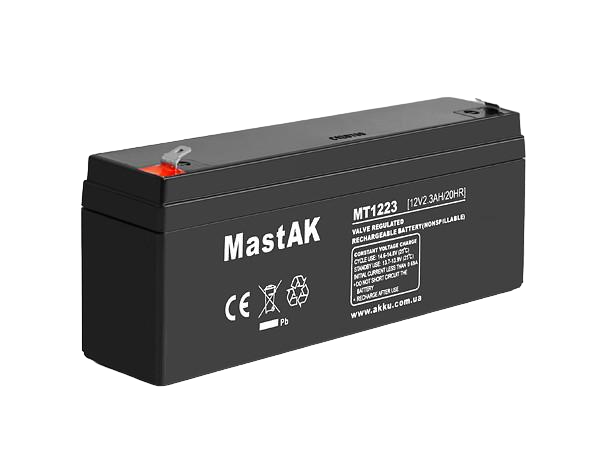 Аккумулятор MastAK MT1223 12V 2,3 Ah (185242)