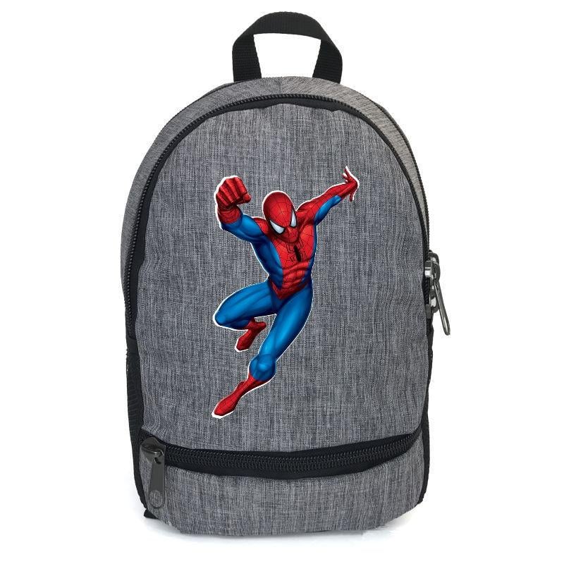 Школьный рюкзак подростковый Cappuccino Toys с принтом Spiderman-006 12,5 л Серый (1558626725)