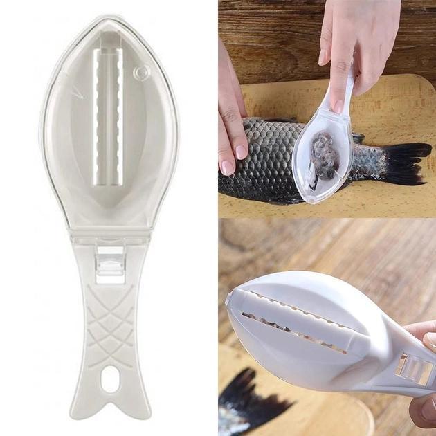 Рыбочистка с контейнером Белый (2268636528) - фото 6 Рыбочистка с контейнером Белый (2268636528) - фото 6