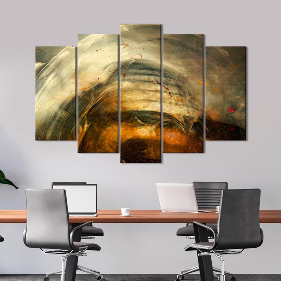 Картина абстракция Сферическая прозрачная абстракция 187x119 см (A941-5)