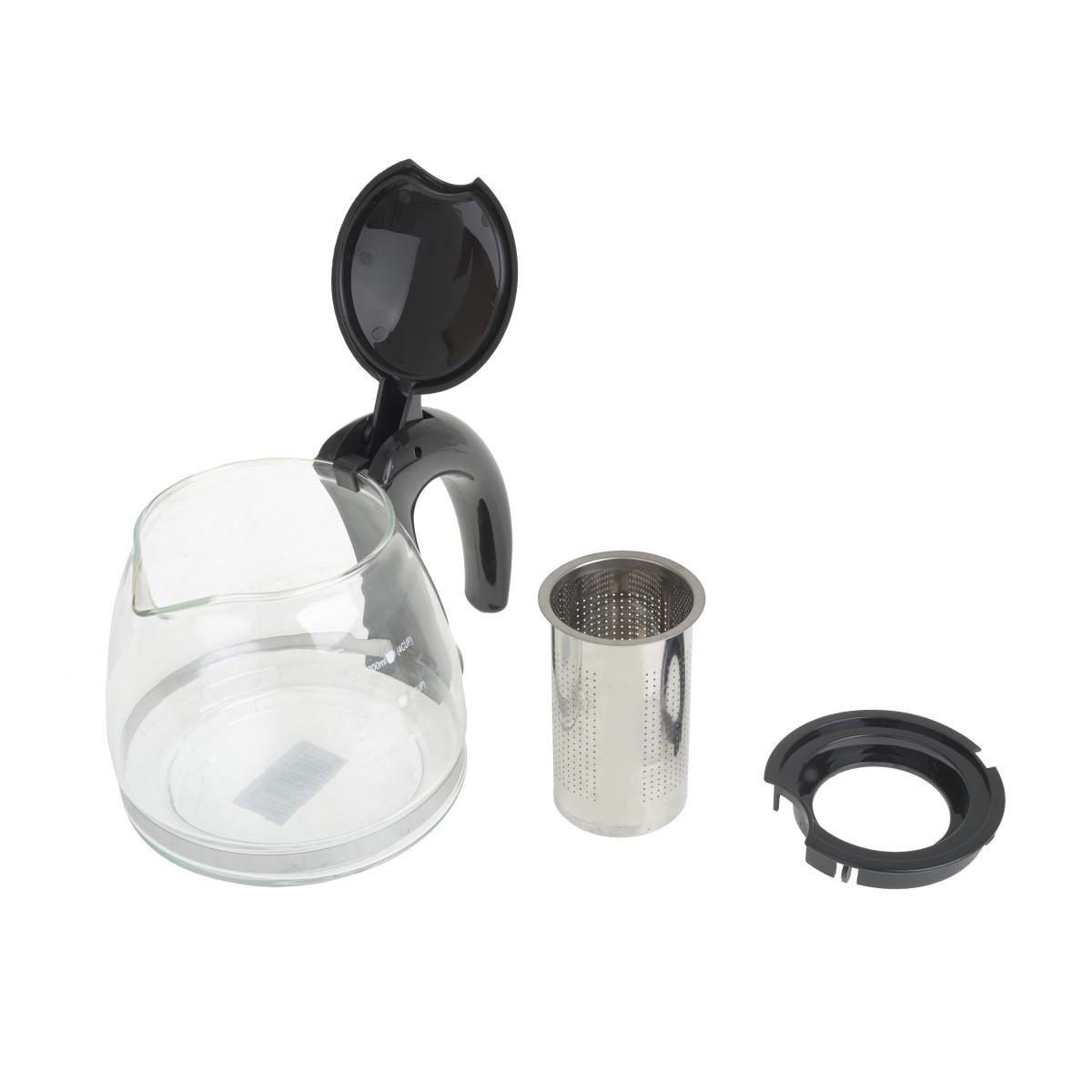 Заварник скляний з сіткою Lora NG18 1200 мл - фото 2 Заварник скляний з сіткою Lora NG18 1200 мл - фото 2