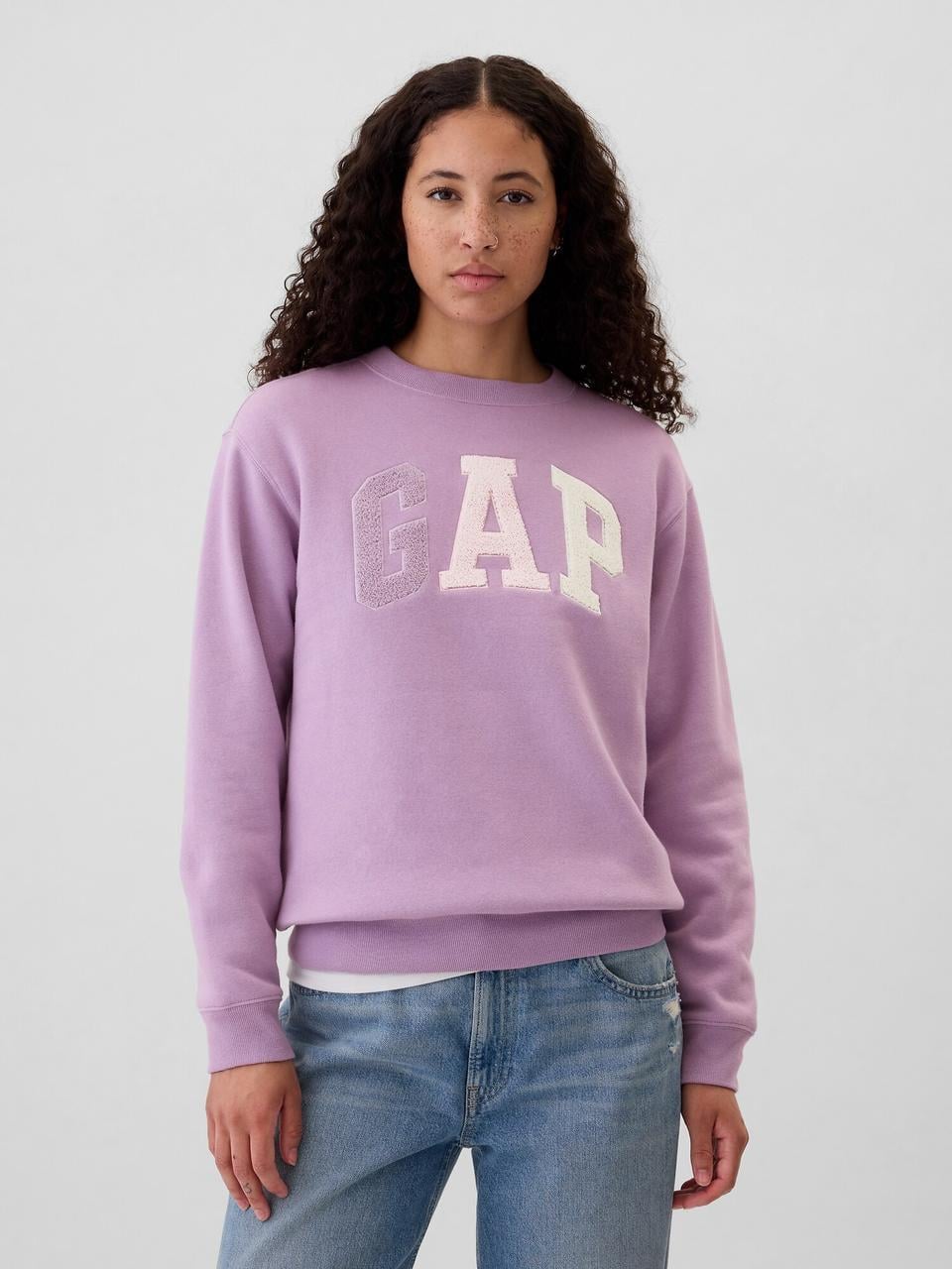 Свитшот женский GAP на флисе M Фиолетовый (2599991029)