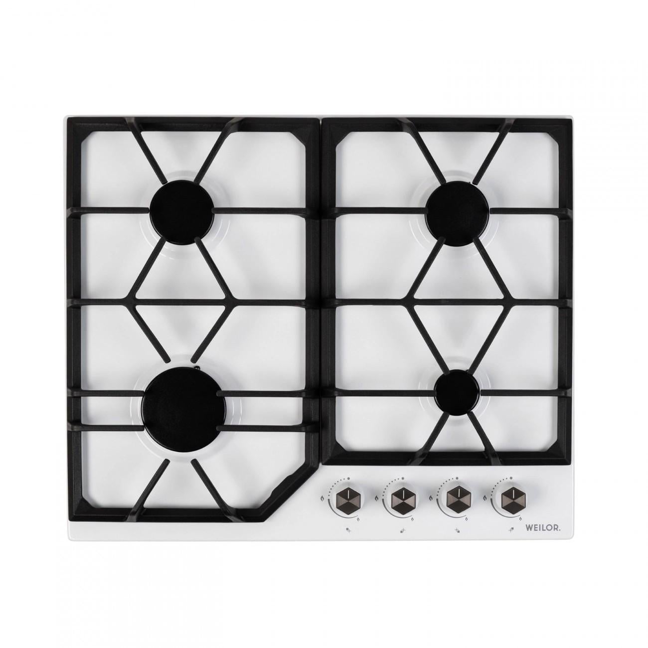 Варочная поверхность газовая Weilor GM 604 WH Варочная поверхность газовая Weilor GM 604 WH