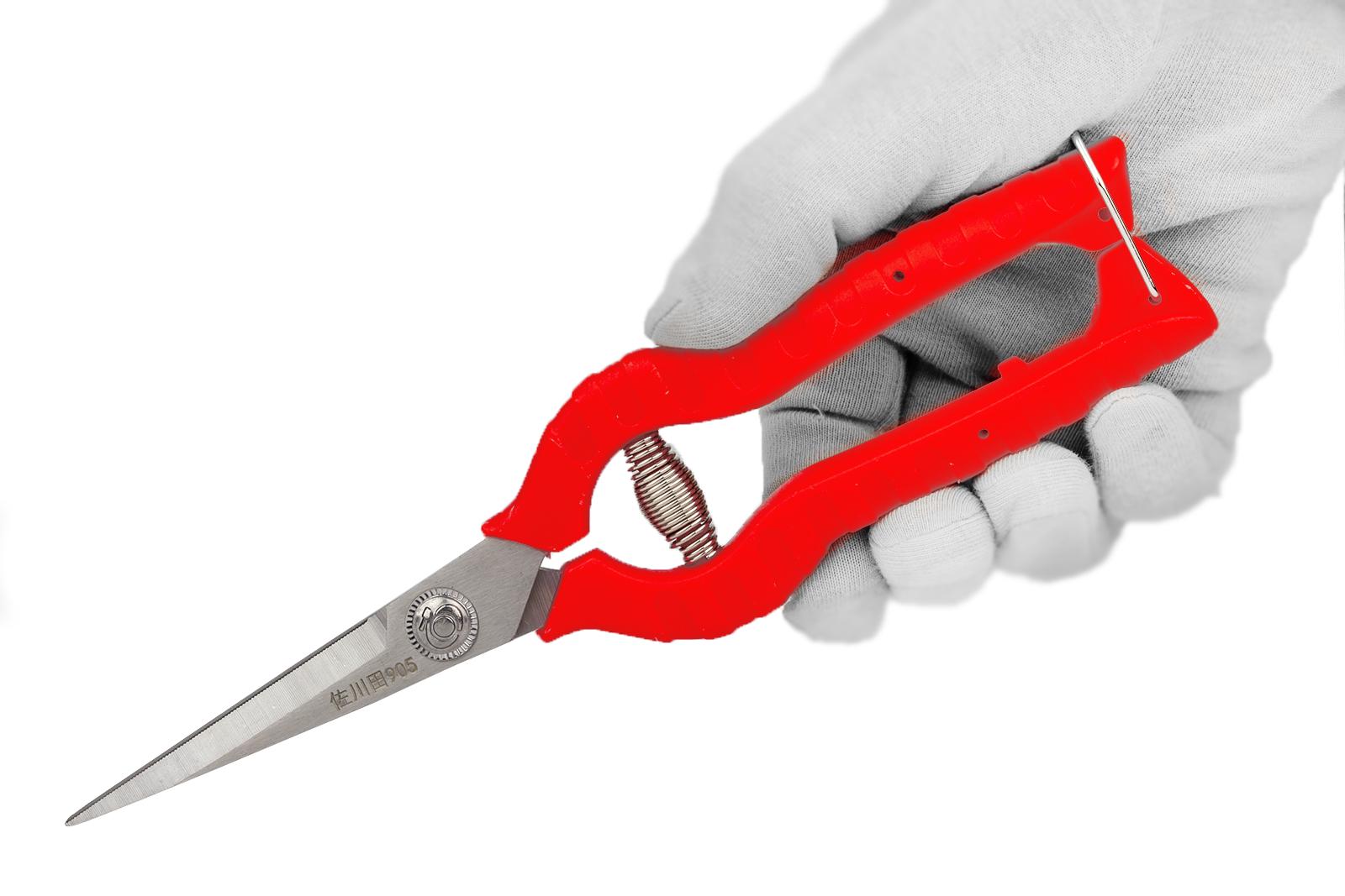 Ножиці садові Sagawata з нержавіючої сталі із запасною пружиною 210 мм (905) - фото 2