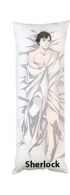 Подушка дакимакура Шерлок Sherlock декоративная ростовая для обнимания 30x60 см двусторонняя Подушка дакимакура Шерлок Sherlock декоративная ростовая для обнимания 30x60 см двусторонняя