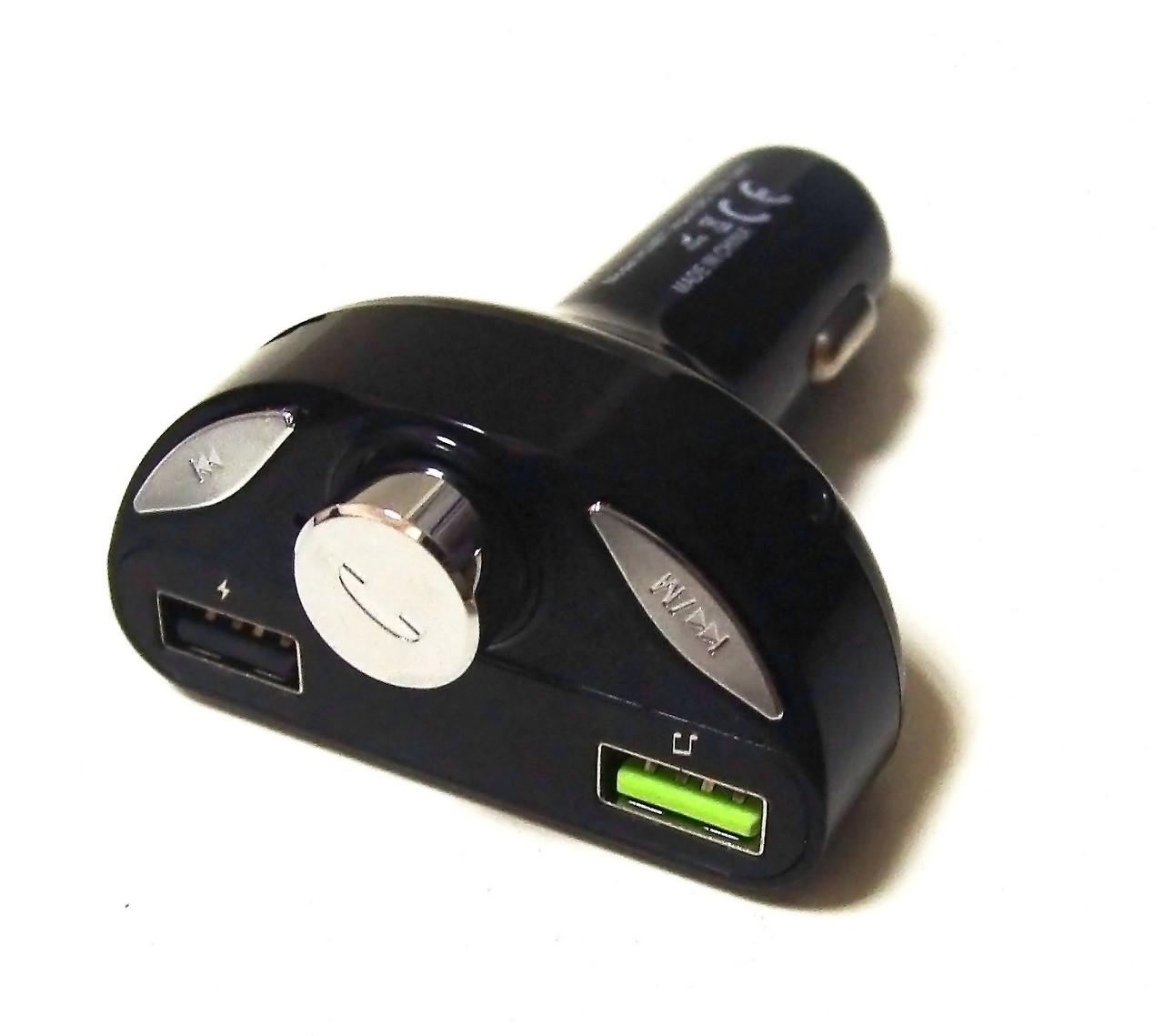 FM-трансмиттер H28BT с Bluetooth USB Черный (c77480e2)