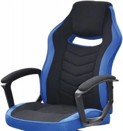 Комп'ютерне крісло геймерське Signal Camaro Black/Blue (25F1359EC) - фото 6