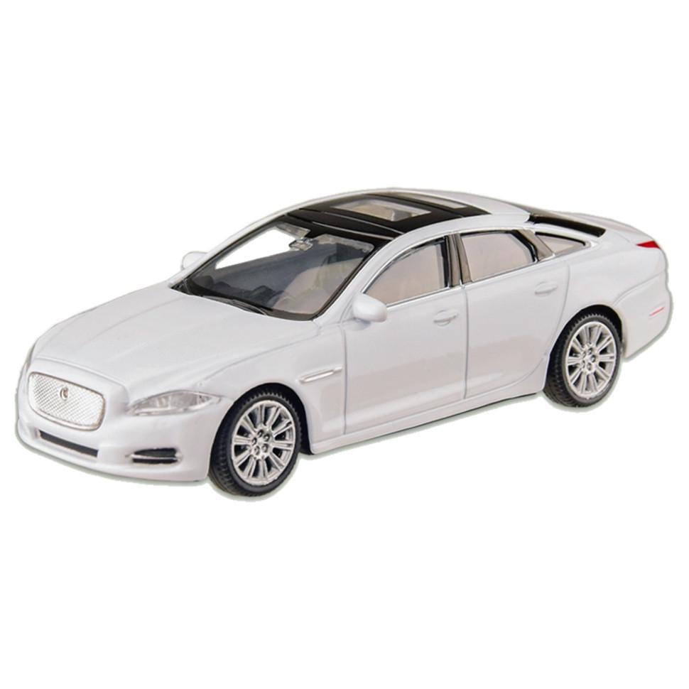 Машина металева jaguar xj welly 44040cw масштаб 1:43 Білий (RLT26178s34438)