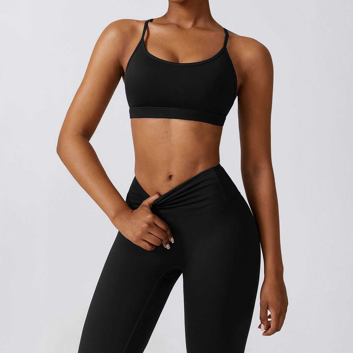 Топ и лосины push-up 7441-9066 XL р. 50/52 Черный (3273101043)
