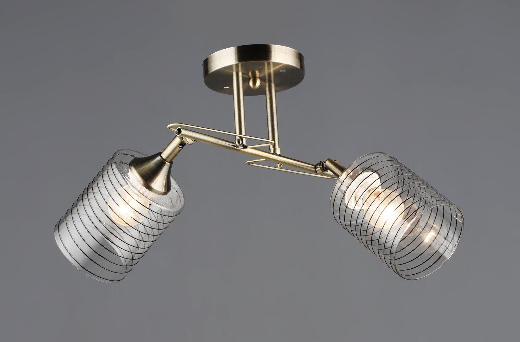 Світильник стельовий N6683/2 Бронзовий