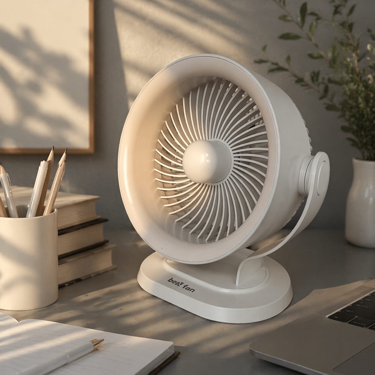 Настольный вентилятор Best Fan BT-003 USB аккумуляторный 5 Вт 15 см 3 скорости (0382)