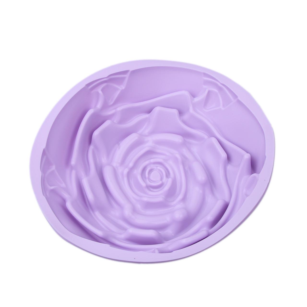 Форма силиконовая для выпечки Роза 21,5 Фиолетовый (2356744432) - фото 2 Форма силиконовая для выпечки Роза 21,5 Фиолетовый (2356744432) - фото 2