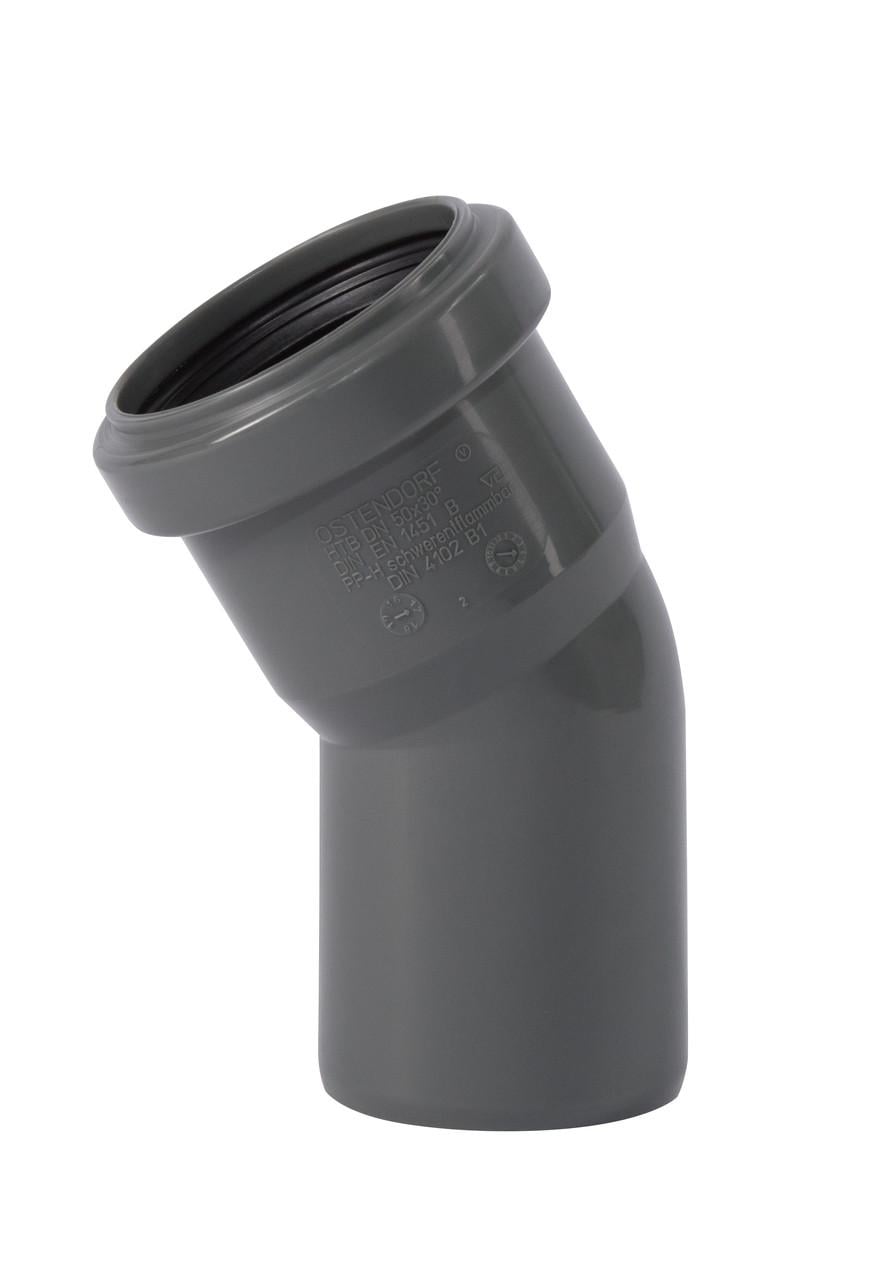 Коліно Ostendorf HT Safe 30° 50 мм (172110) Коліно Ostendorf HT Safe 30° 50 мм (172110)