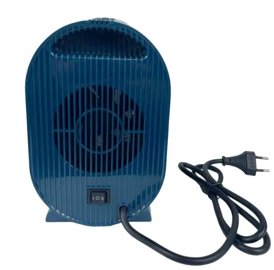 Тепловентилятор настільний AIR Heater Міні керамічний 1200W Синій (MX-00008902В) - фото 7