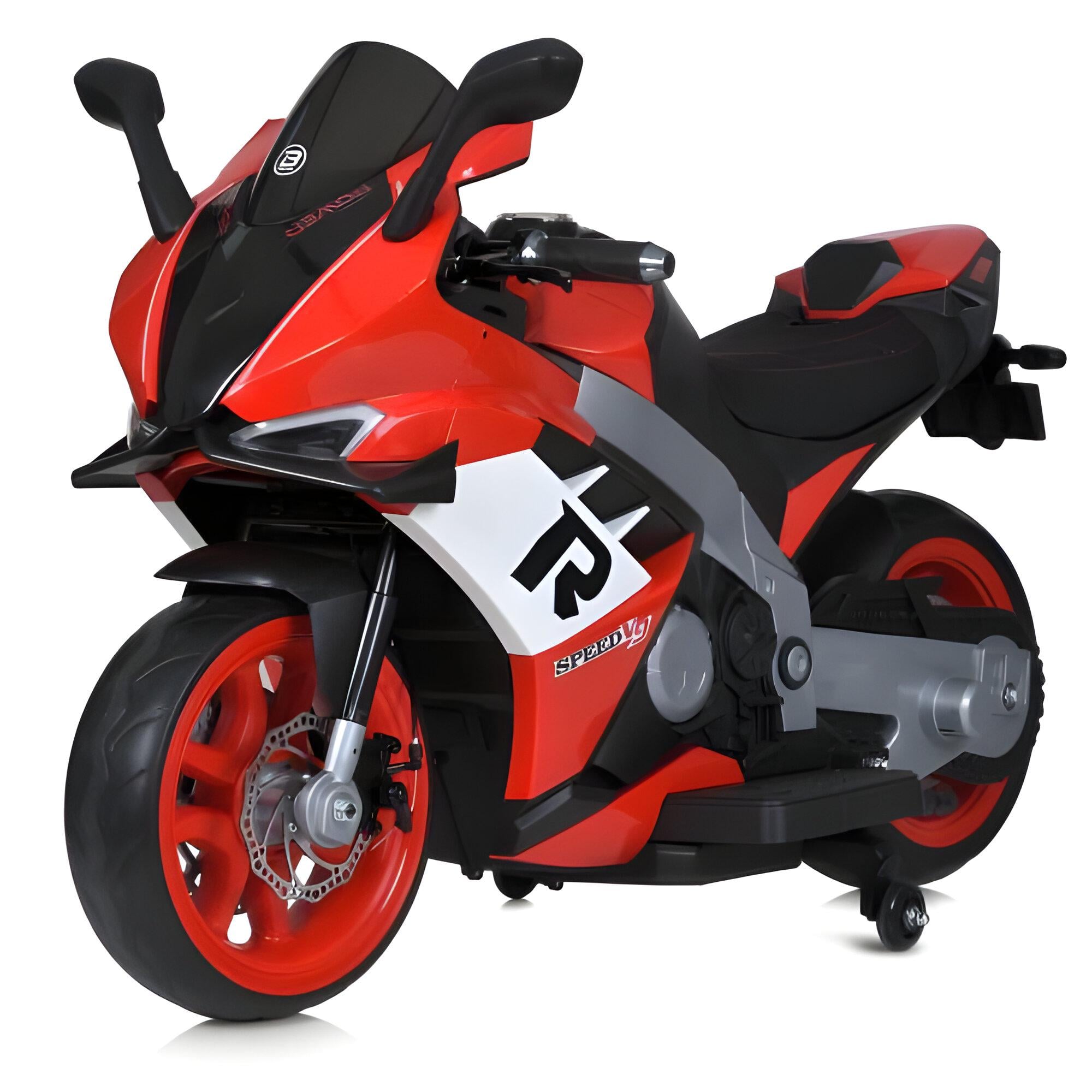 Детский электрический мотоцикл Ducati Bambi M 6013EL-3 24V на аккумуляторе с USB музыкой и дополнительными колесами (27557411)