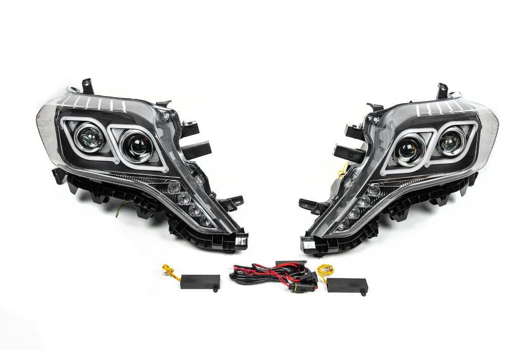 Оптика передняя FullLed для Toyota Land Cruiser Prado 150 2013-2017 г. 2 шт. (125755)