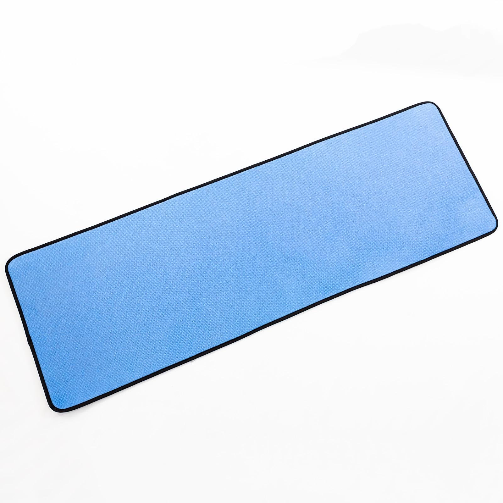 Килимок для йоги та фітнесу EVA Osport Yoga Pro/8 мм Чорно-синій (OF-0275) - фото 5