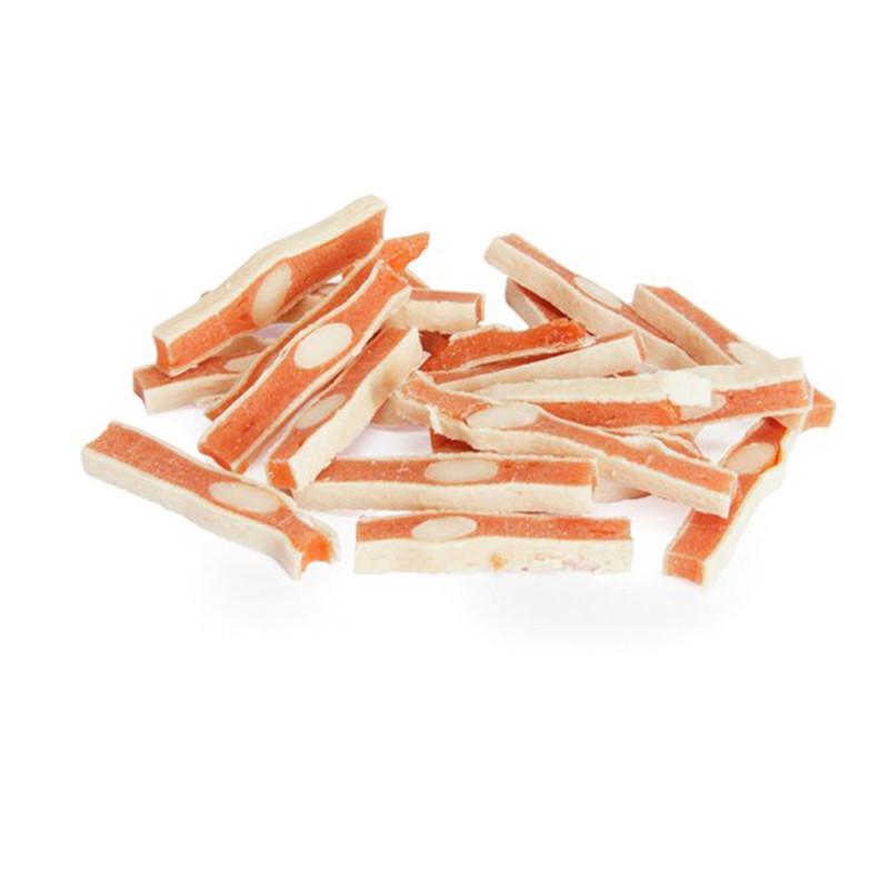 Лакомства для собак для дрессировки и поощрения Camon сэндвич с курицей и рыбой 4х0,5 см 80 г (2731167283) - фото 2 Лакомства для собак для дрессировки и поощрения Camon сэндвич с курицей и рыбой 4х0,5 см 80 г (2731167283) - фото 2