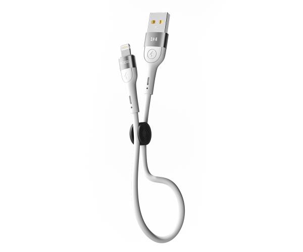 Кабель USB Data Ridea RC-XS51 X-Silicone Lightning 12W 0,25 м White