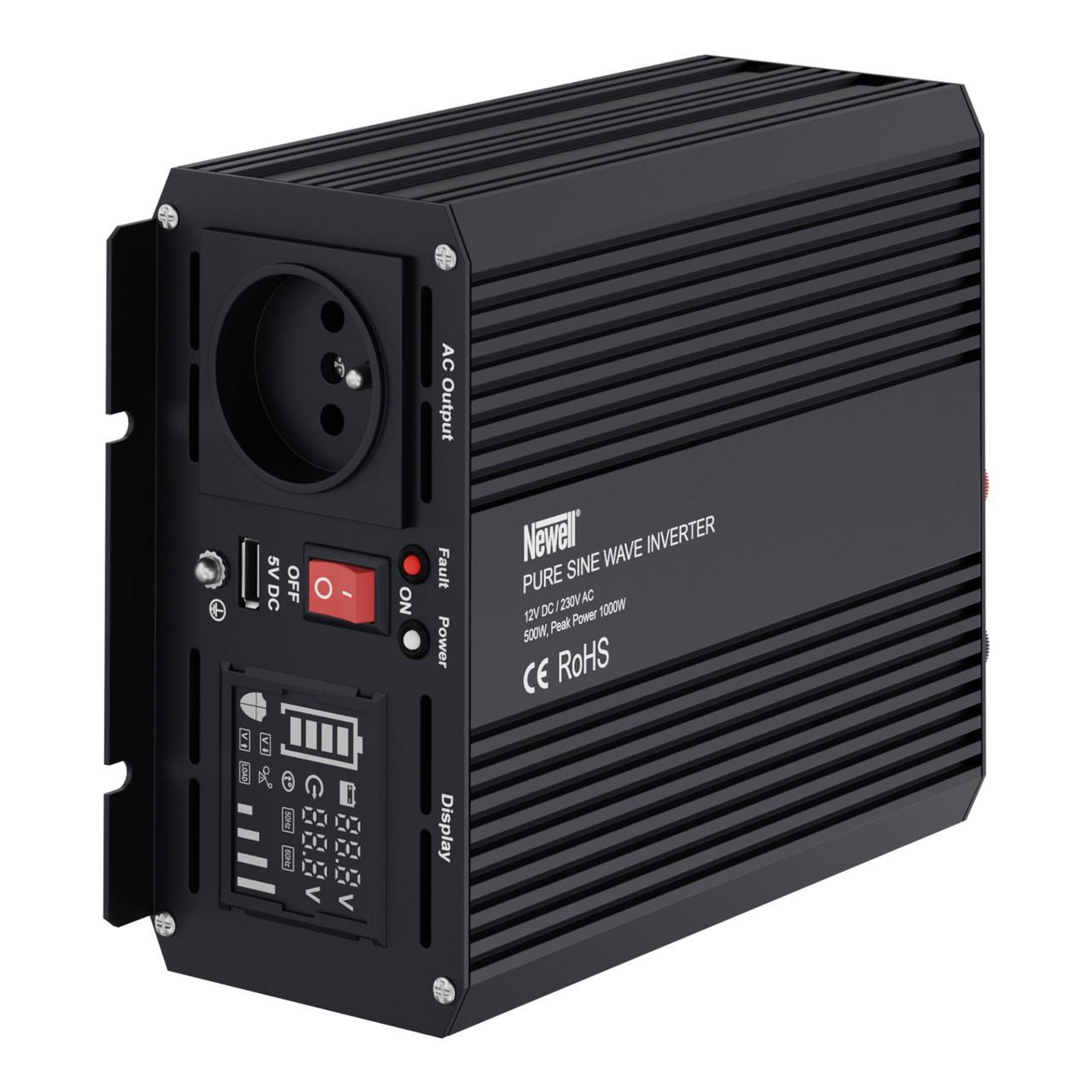 Інвертор 12220 Newell з чистою синусоїдою 500 Вт (1975442446) - фото 4
