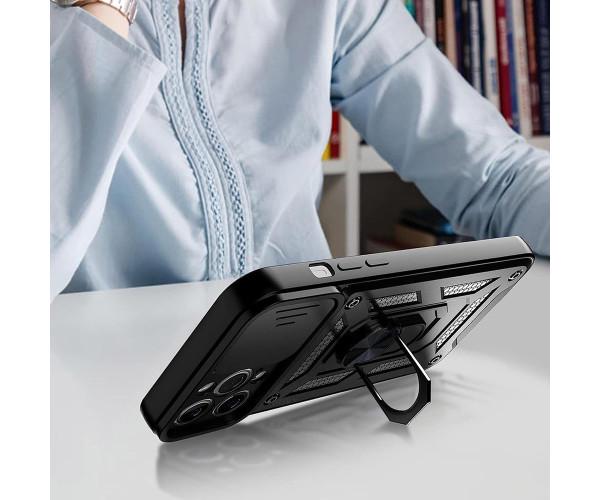 Чехол накладка Ricco Camera Sliding для Xiaomi Redmi 12 Черный - фото 2 Чехол накладка Ricco Camera Sliding для Xiaomi Redmi 12 Черный - фото 2