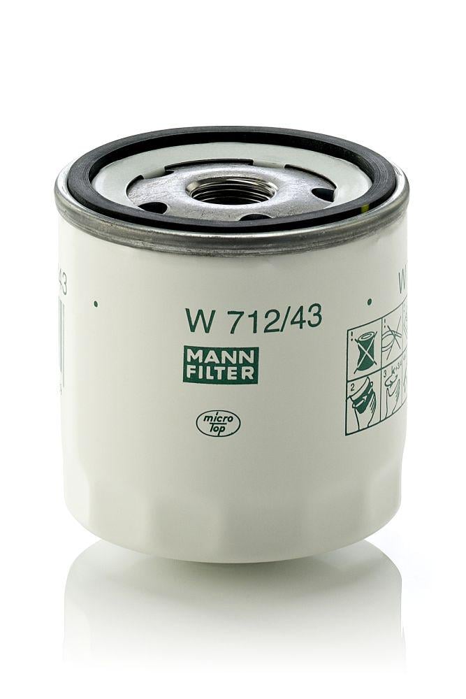 Фільтр оливи MANN W712/43