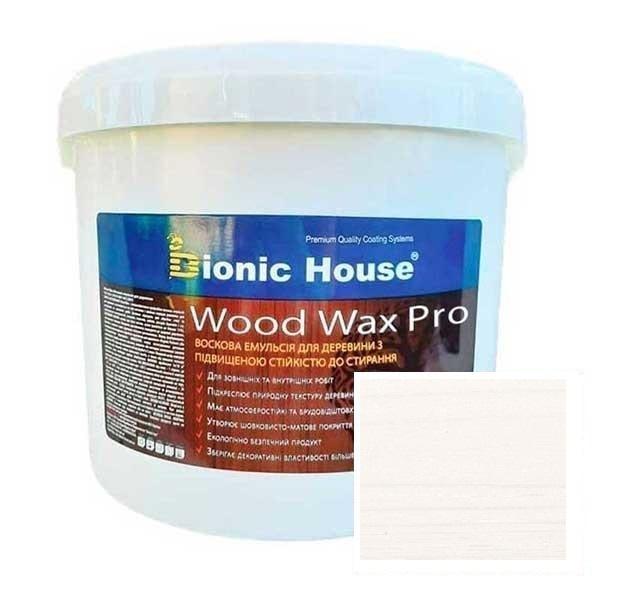 Фарба-віск для дерева Wood Wax Pro 10 л Білий (14725617)