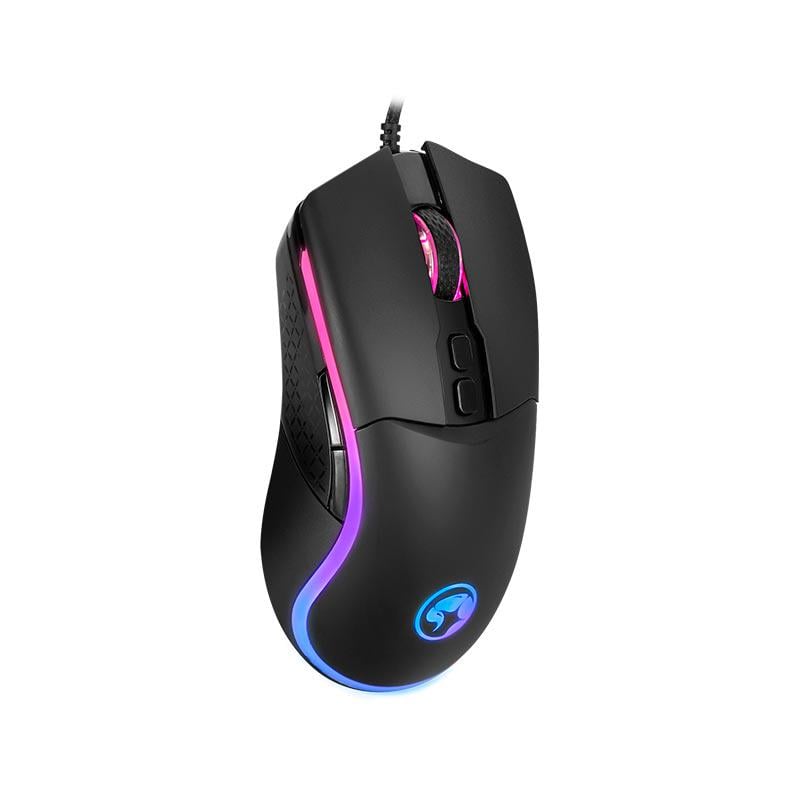 Компьютерная мышка игровая Marvo Wired Programmable Gaming Mouse M358 с RGB-подсветкой Черный (22562491) - фото 4