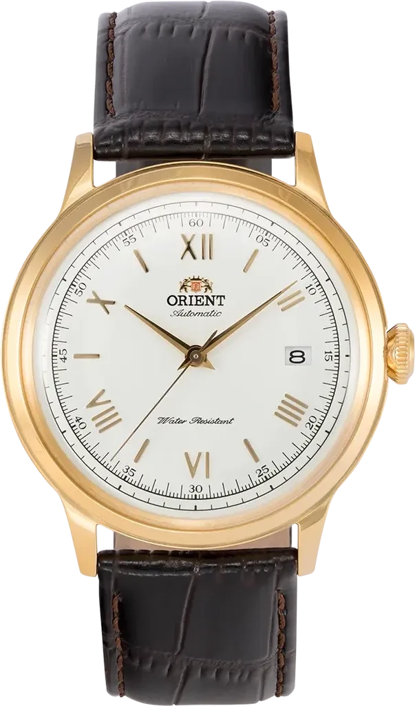 Наручний годинник чоловічий Orient Bambino Version 2 FAC00007W0 з сталевим корпусом WR 30 м Білий (3124939558)