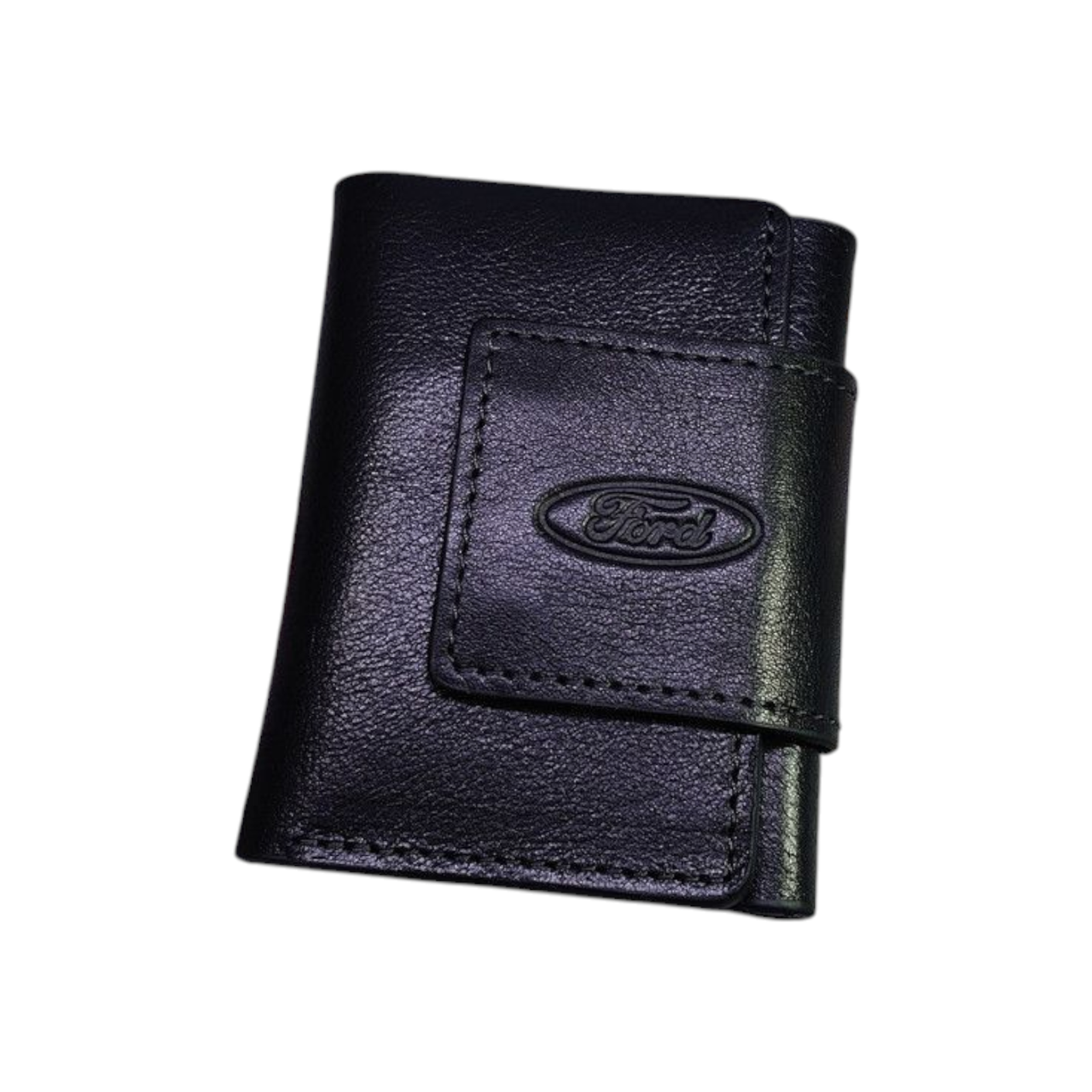 Портмоне с логотипом авто Ford глянцевая кожа 100х75х15 мм (1795704856)