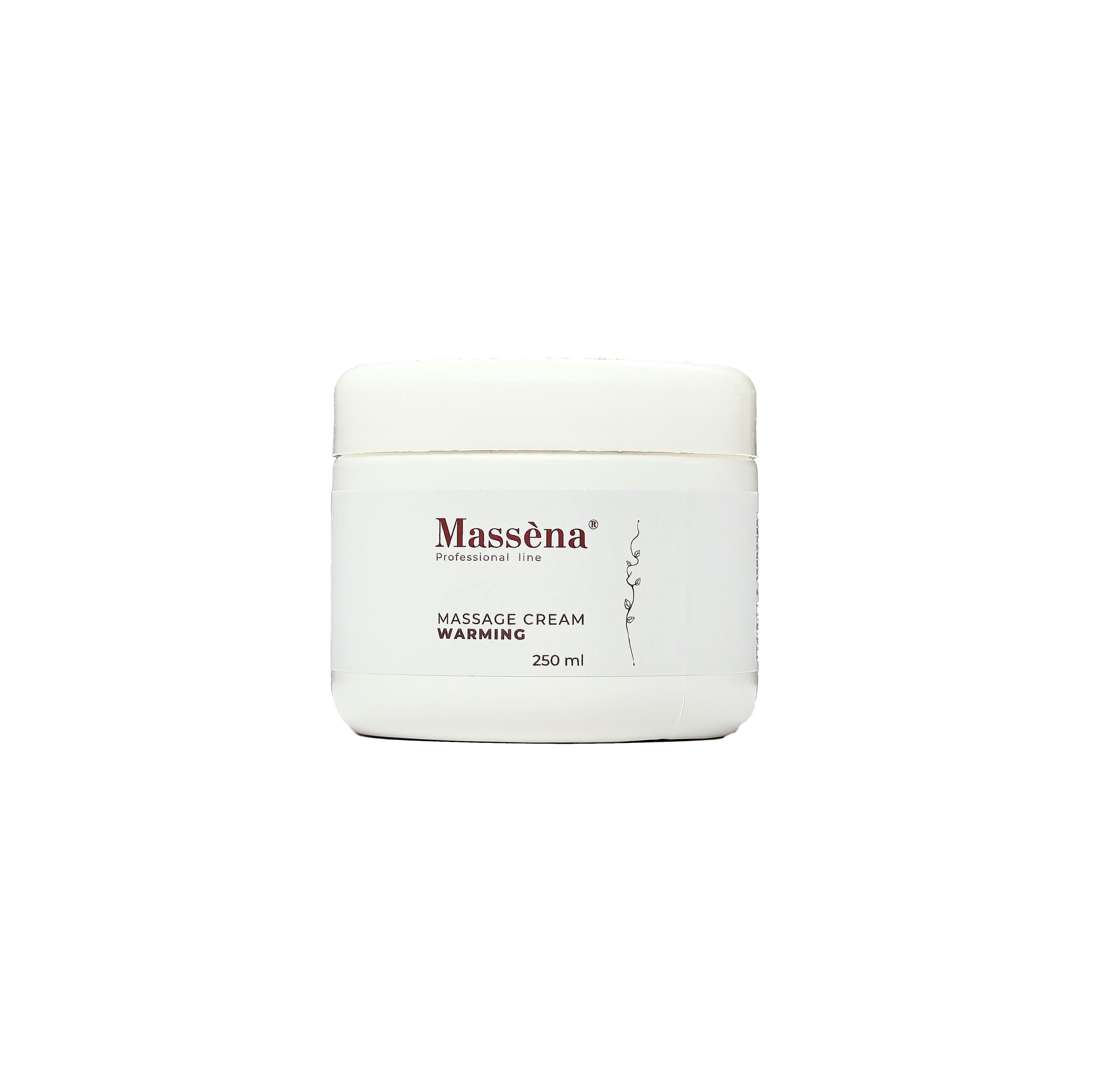 Крем для тела массажный MASSENA MASSAGE CREAM WARMING согревающий 250 мл (37298672)